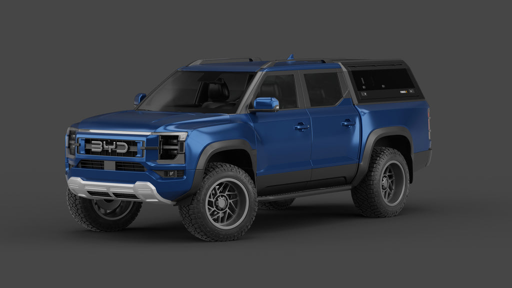 BYD Shark 6 aluminium ute canopy – with sliding dog windows
