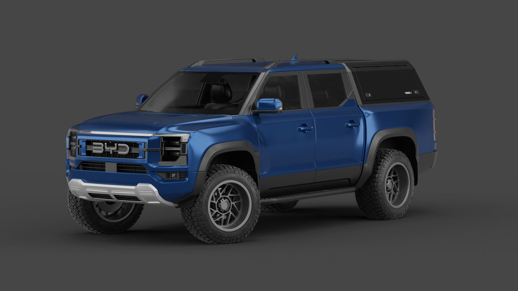 BYD Shark 6 aluminium ute canopy – solid sides