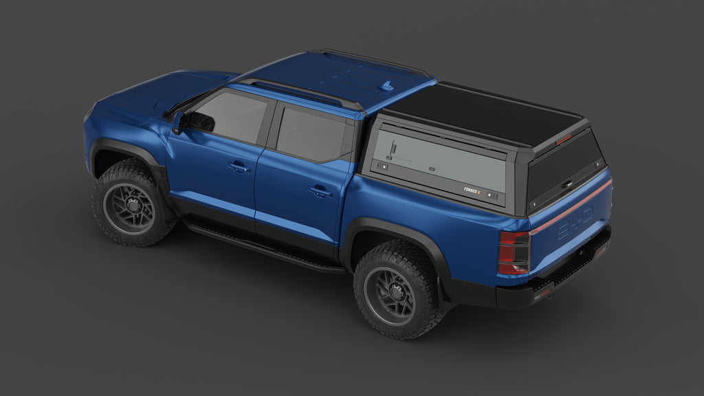 BYD Shark 6 aluminium ute canopy – with sliding dog windows