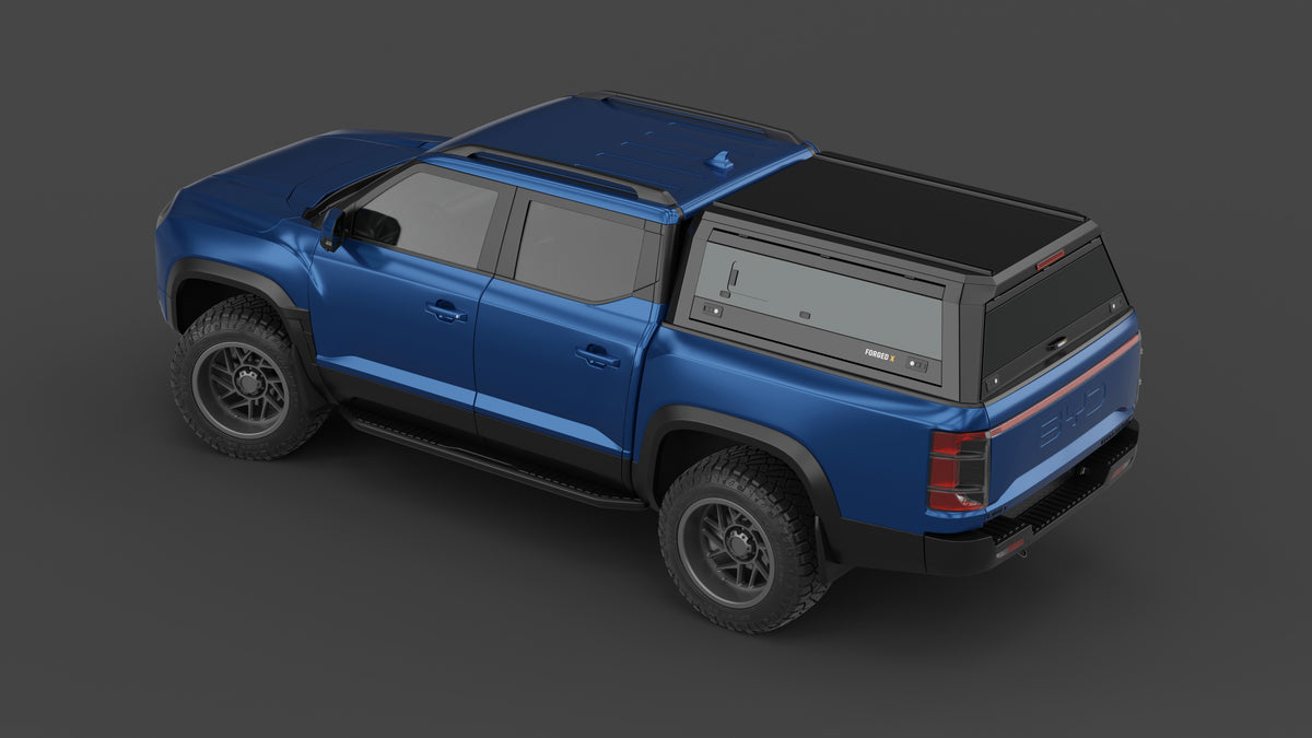 BYD Shark 6 aluminium ute canopy – with sliding dog windows