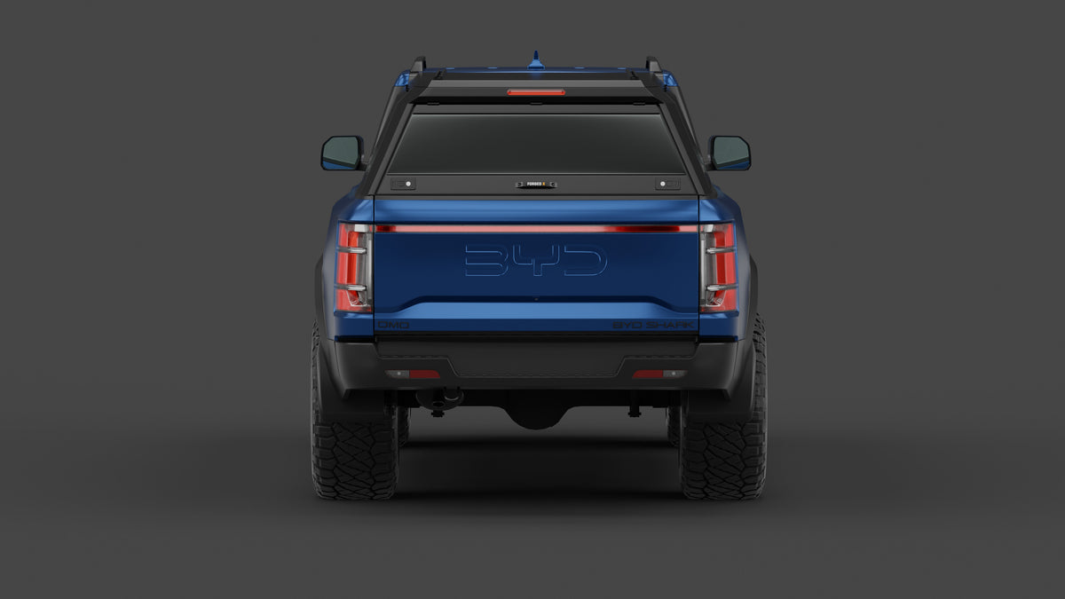 BYD Shark 6 aluminium ute canopy – with sliding dog windows