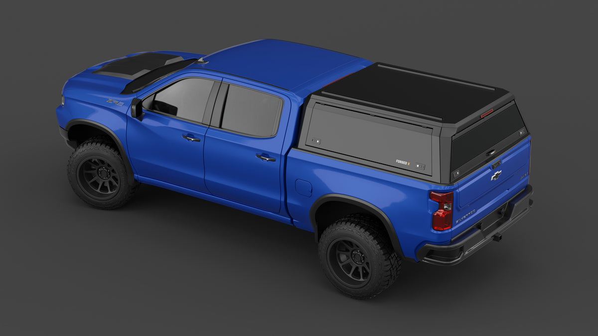 Chevrolet Silverado 1500 aluminium ute canopy – solid sides