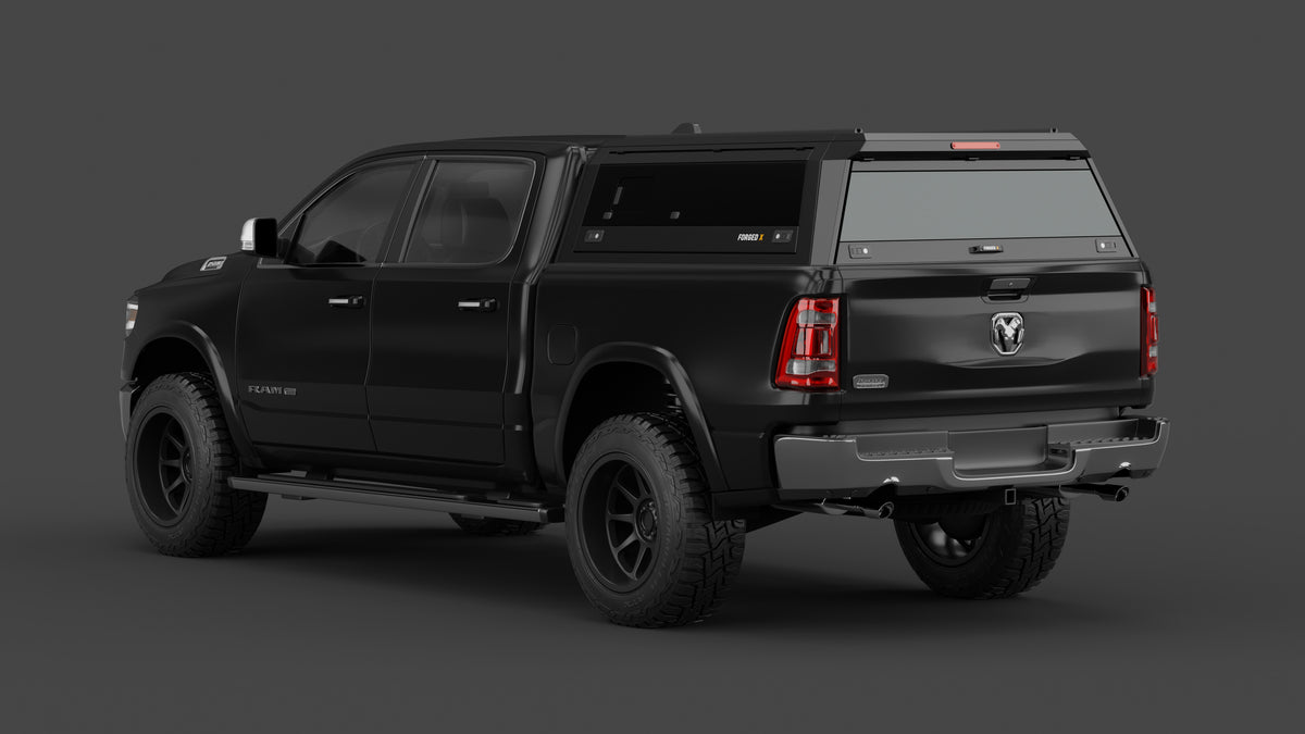Ram 1500 RamBox aluminium ute canopy – with sliding dog windows
