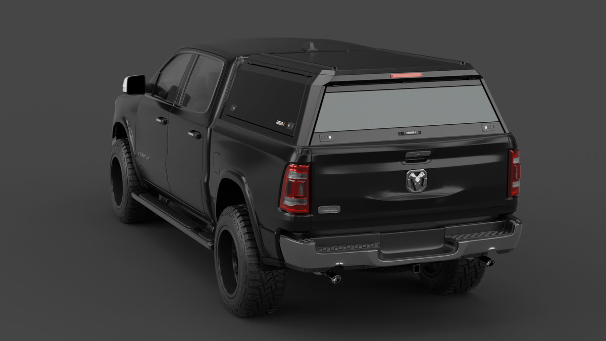 Ram 1500 RamBox aluminium ute canopy – solid sides