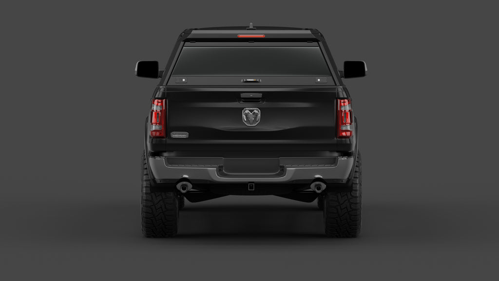 Ram 1500 RamBox aluminium ute canopy – with sliding dog windows