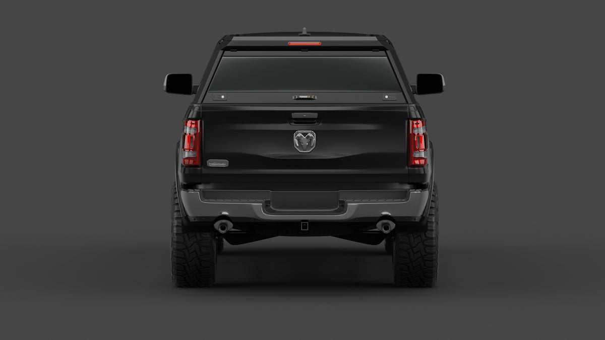 Ram 1500 RamBox aluminium ute canopy – with sliding dog windows