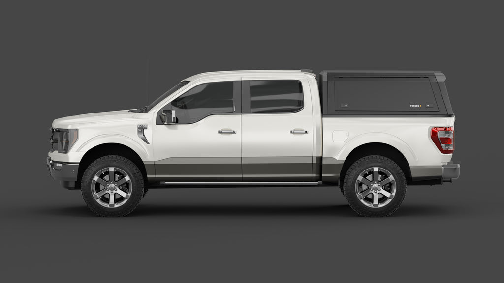 Ford F-150 5.5ft aluminium ute canopy – solid sides