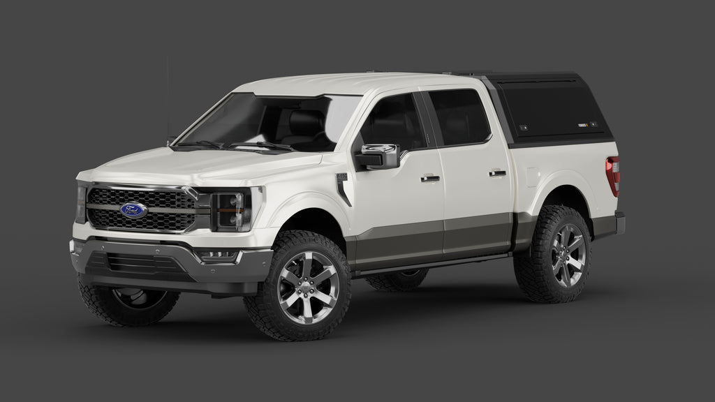 Ford F-150 5.5ft aluminium ute canopy – solid sides