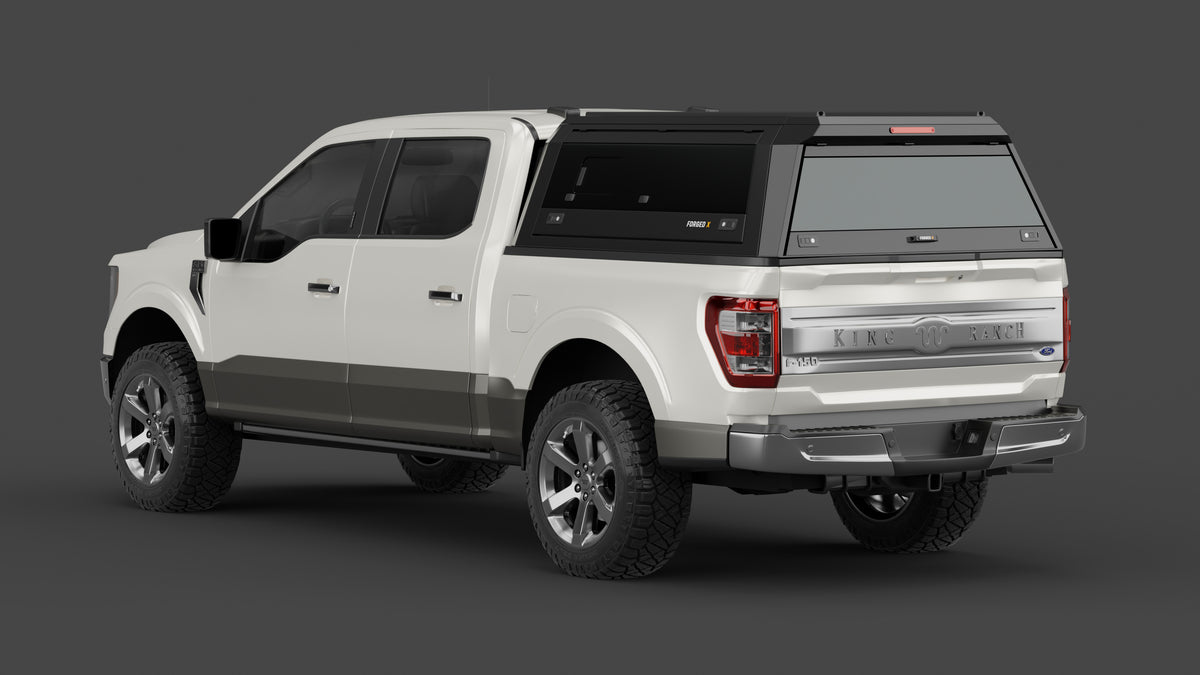 Ford F-150 5.5ft aluminium ute canopy – with sliding dog windows