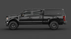 Ford F-250 Super Duty aluminium ute canopy – solid sides