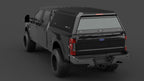 Ford F-250 Super Duty aluminium ute canopy – solid sides