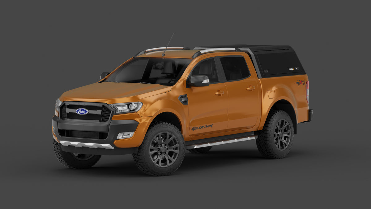 Ford Ranger PX/PX2/PX3 aluminium ute canopy – solid sides