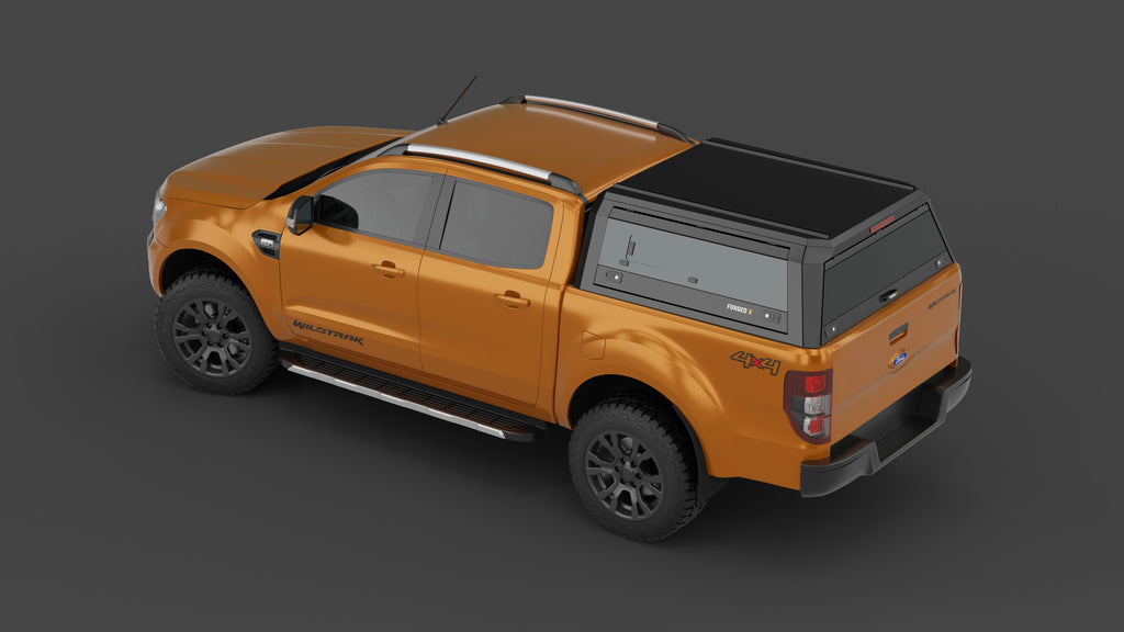 Ford Ranger PX/PX2/PX3 aluminium ute canopy – with sliding dog windows