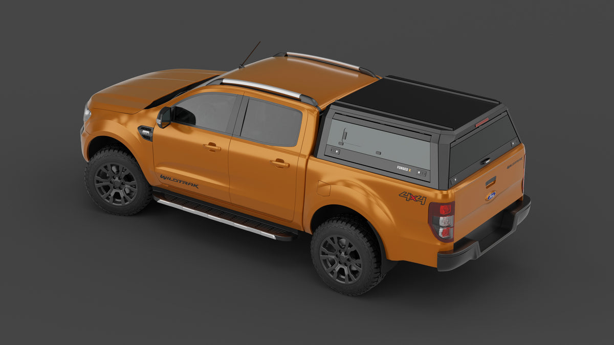 Ford Ranger PX/PX2/PX3 aluminium ute canopy – with sliding dog windows