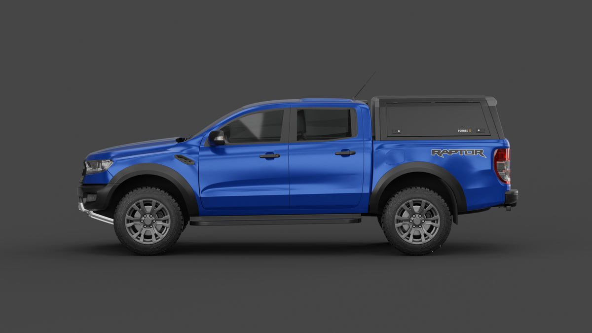 Ford Ranger Raptor PX3 aluminium ute canopy – solid sides