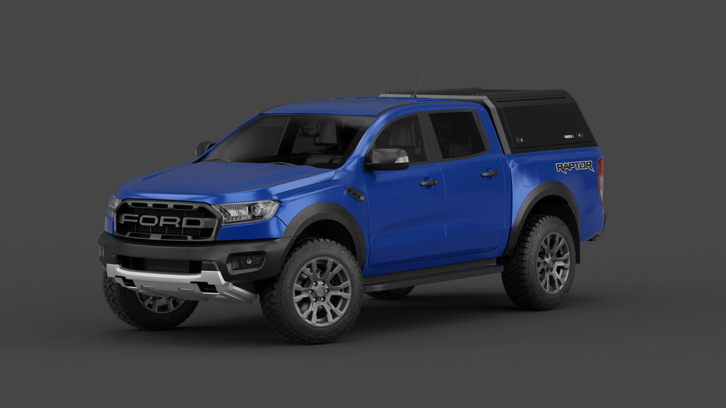 Ford Ranger Raptor PX3 aluminium ute canopy – solid sides