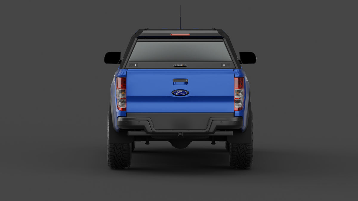 Ford Ranger Raptor PX3 aluminium ute canopy – with sliding dog windows