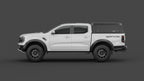 Ford Ranger Raptor 2023+ aluminium ute canopy – solid sides