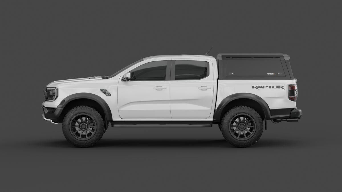 Ford Ranger Raptor 2023+ aluminium ute canopy – solid sides
