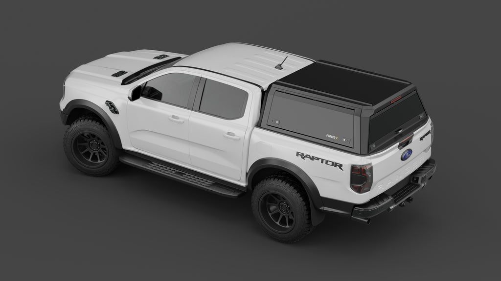 Ford Ranger Raptor 2023+ aluminium ute canopy – solid sides
