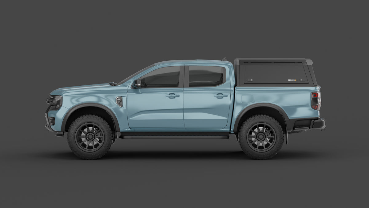 Ford Ranger Next-Gen aluminium ute canopy – solid sides