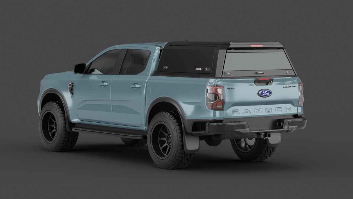 Ford Ranger Next-Gen aluminium ute canopy – solid sides