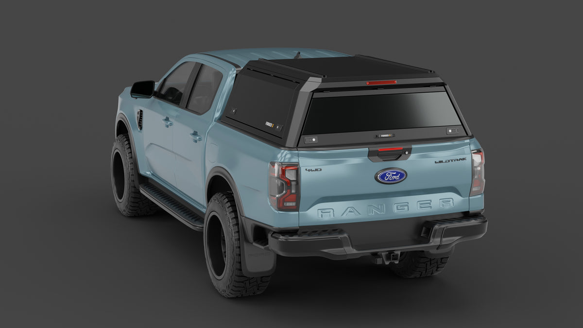 Ford Ranger Next-Gen aluminium ute canopy – solid sides