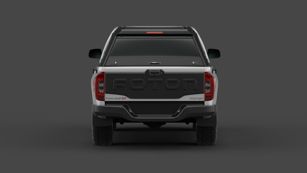Foton Tunland V7 aluminium ute canopy – with sliding dog windows