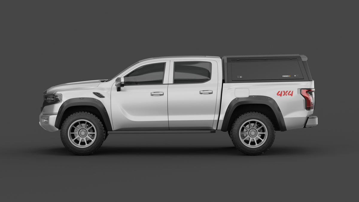 Foton Tunland V9 aluminium ute canopy – solid sides