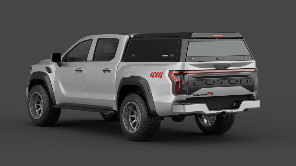 Foton Tunland V9 aluminium ute canopy – solid sides