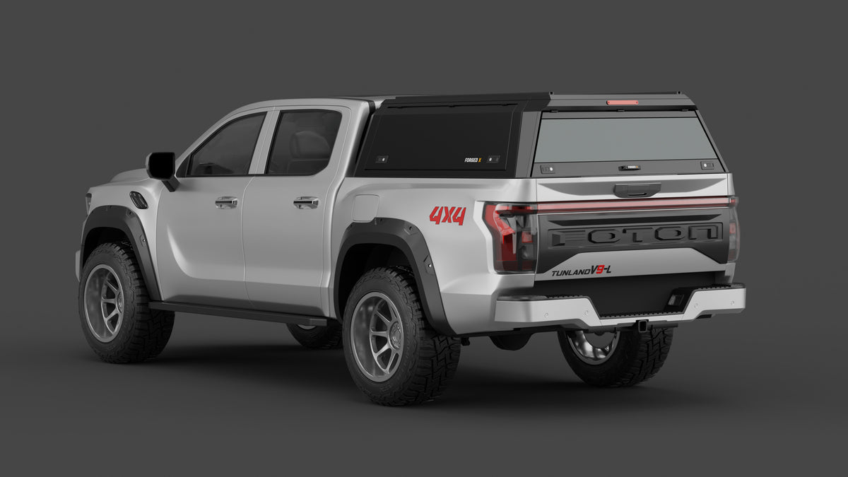 Foton Tunland V9 aluminium ute canopy – solid sides