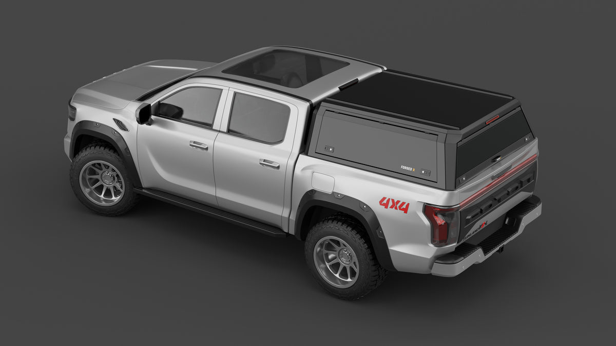 Foton Tunland V9 aluminium ute canopy – solid sides