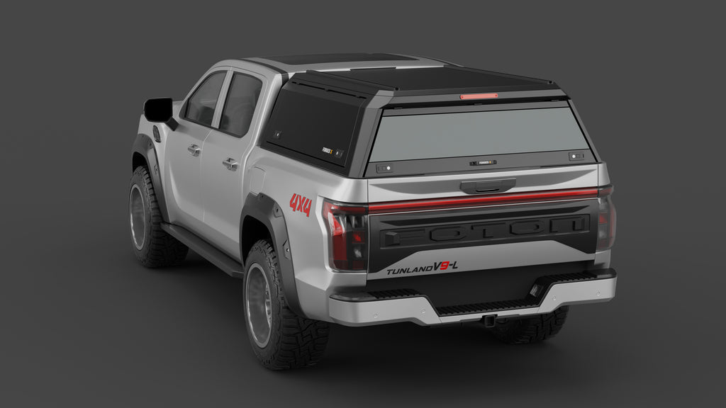 Foton Tunland V9 aluminium ute canopy – solid sides