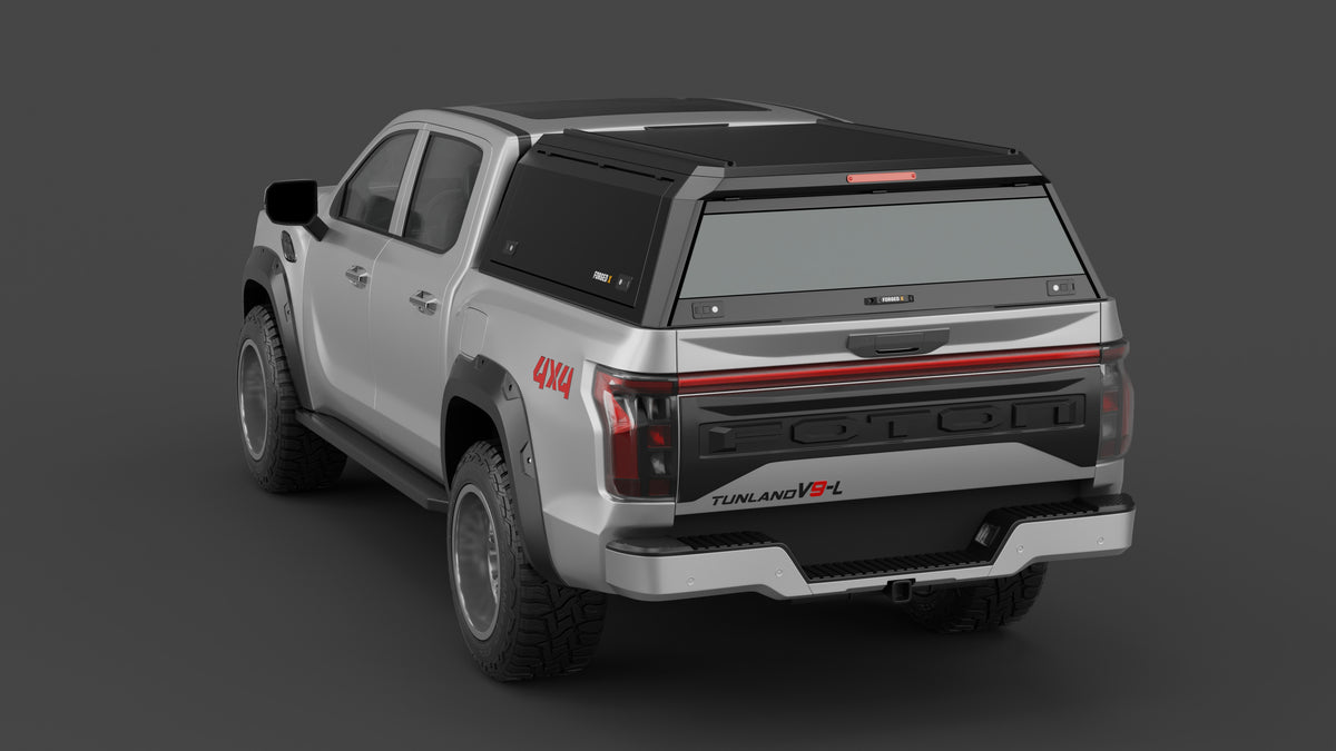 Foton Tunland V9 aluminium ute canopy – solid sides