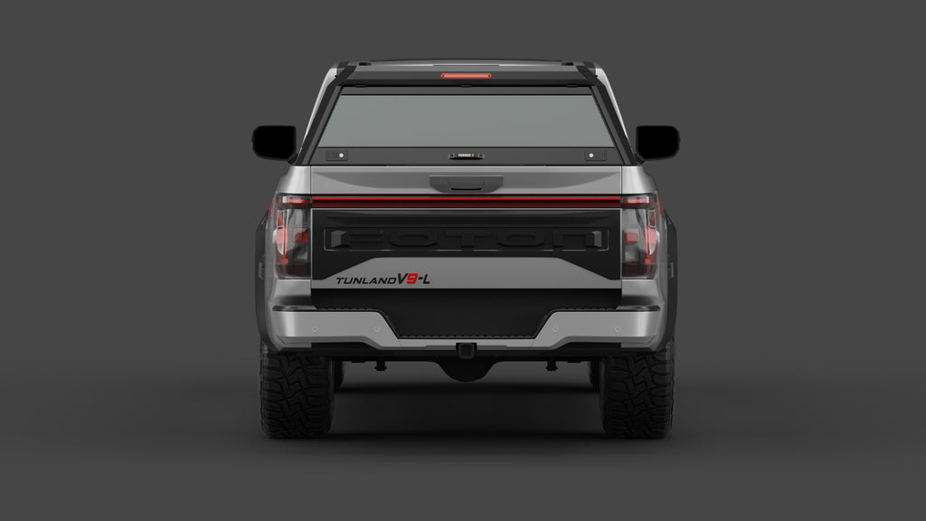 Foton Tunland V9 aluminium ute canopy – with sliding dog windows