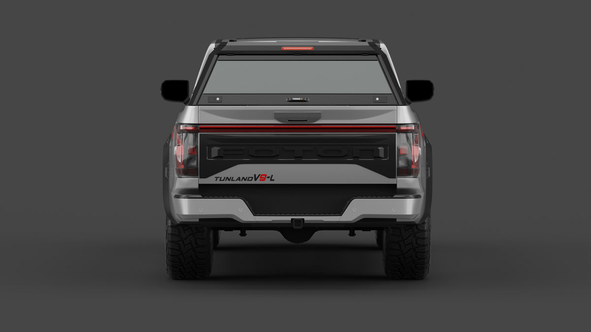 Foton Tunland V9 aluminium ute canopy – with sliding dog windows