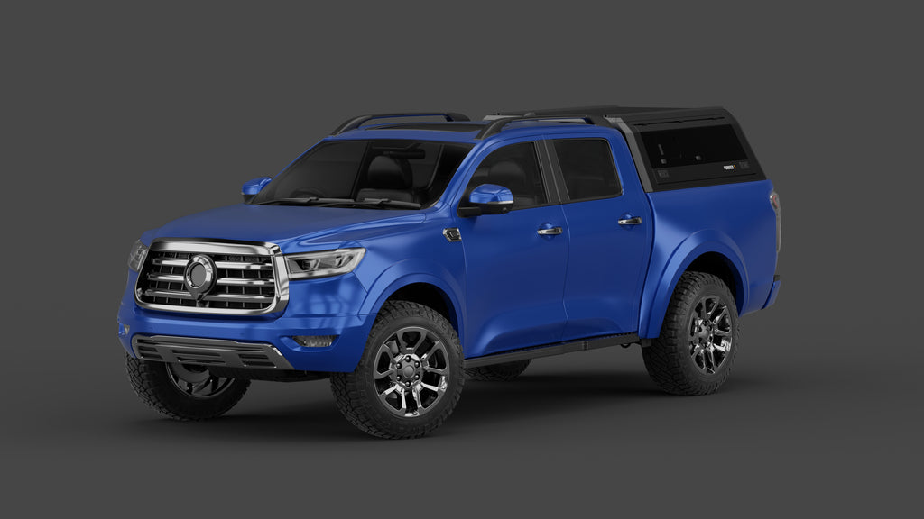 GWM Cannon aluminium ute canopy – with sliding dog windows