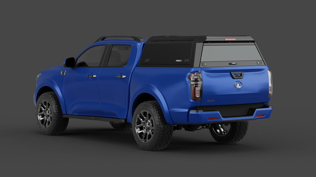 GWM Cannon aluminium ute canopy – solid sides