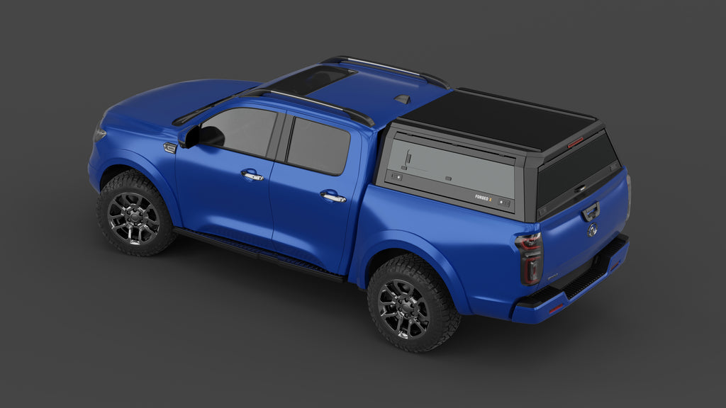 GWM Cannon aluminium ute canopy – with sliding dog windows