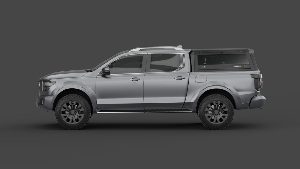 GWM Cannon Alpha aluminium ute canopy – with sliding dog windows