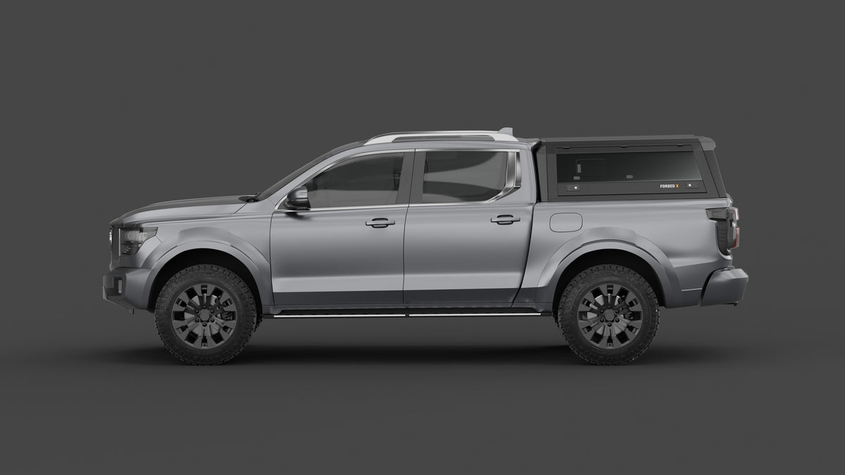 GWM Cannon Alpha aluminium ute canopy – with sliding dog windows