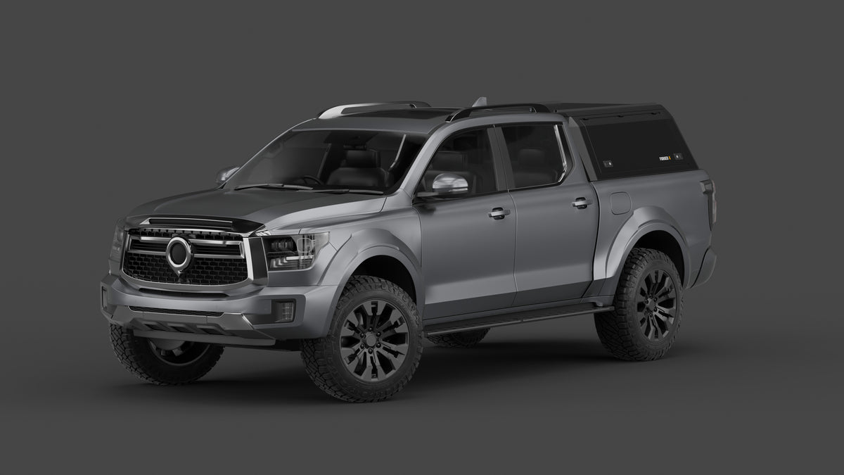 GWM Cannon Alpha aluminium ute canopy – solid sides