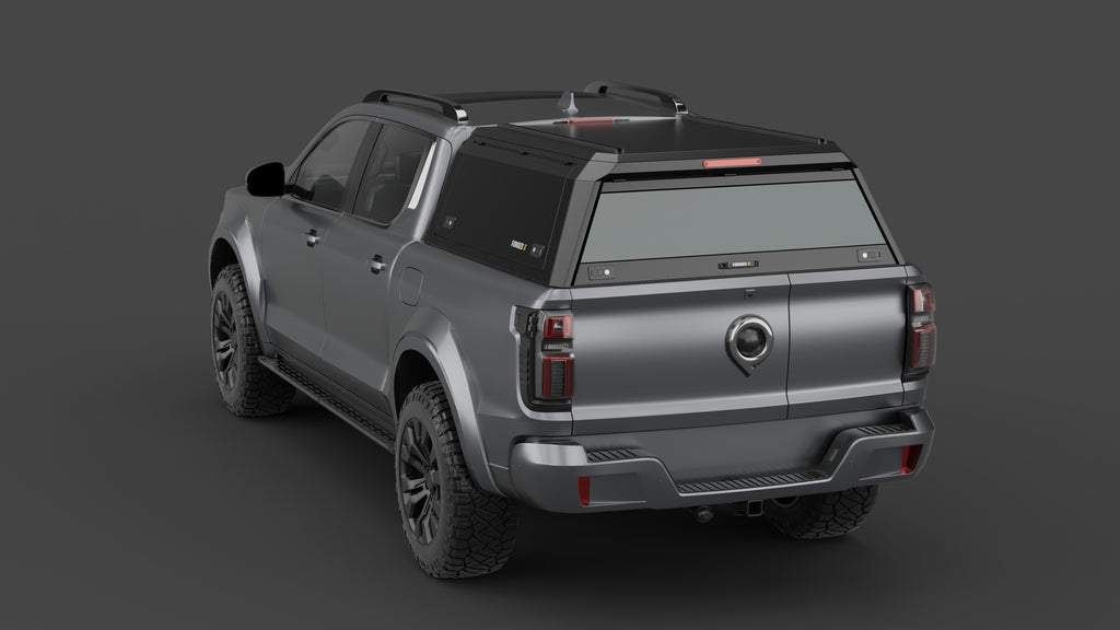 GWM Cannon Alpha aluminium ute canopy – solid sides