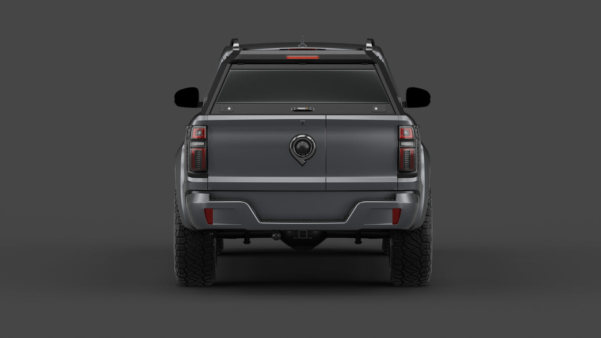 GWM Cannon Alpha aluminium ute canopy – with sliding dog windows