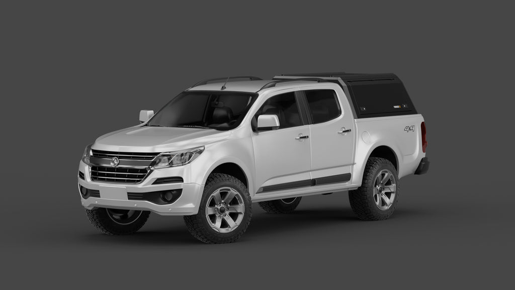 Holden Colorado RG aluminium ute canopy – solid sides