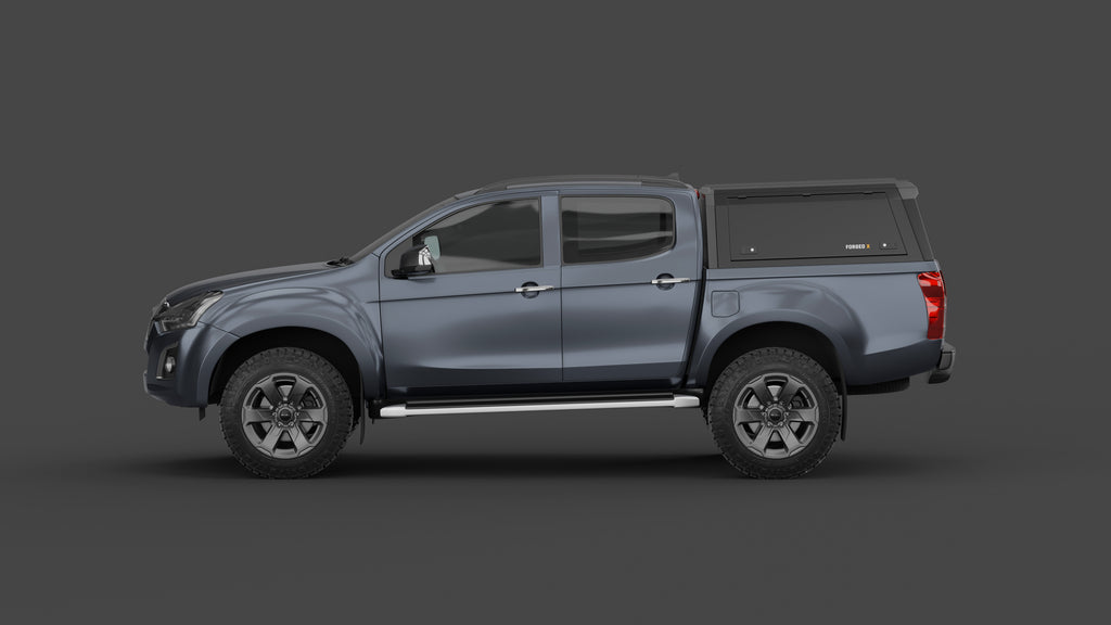 Isuzu D-MAX 2012–2019 aluminium ute canopy – solid sides