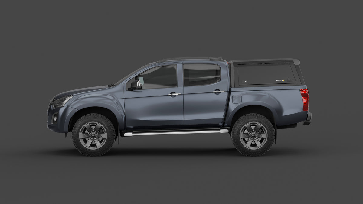 Isuzu D-MAX 2012–2019 aluminium ute canopy – solid sides