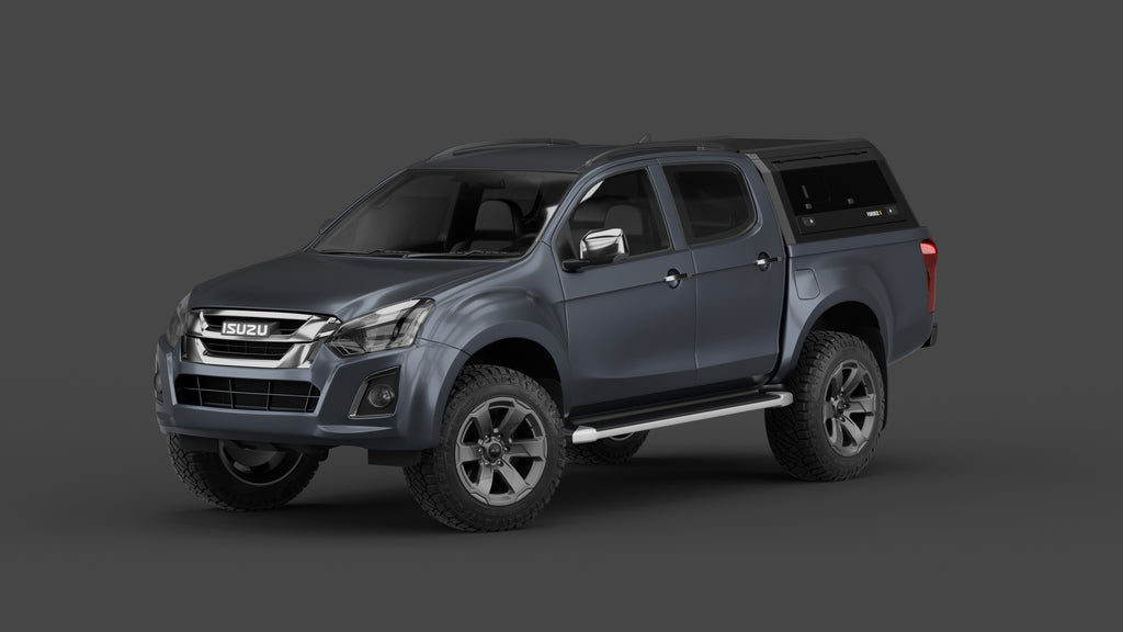 Isuzu D-MAX 2012–2019 aluminium ute canopy – with sliding dog windows
