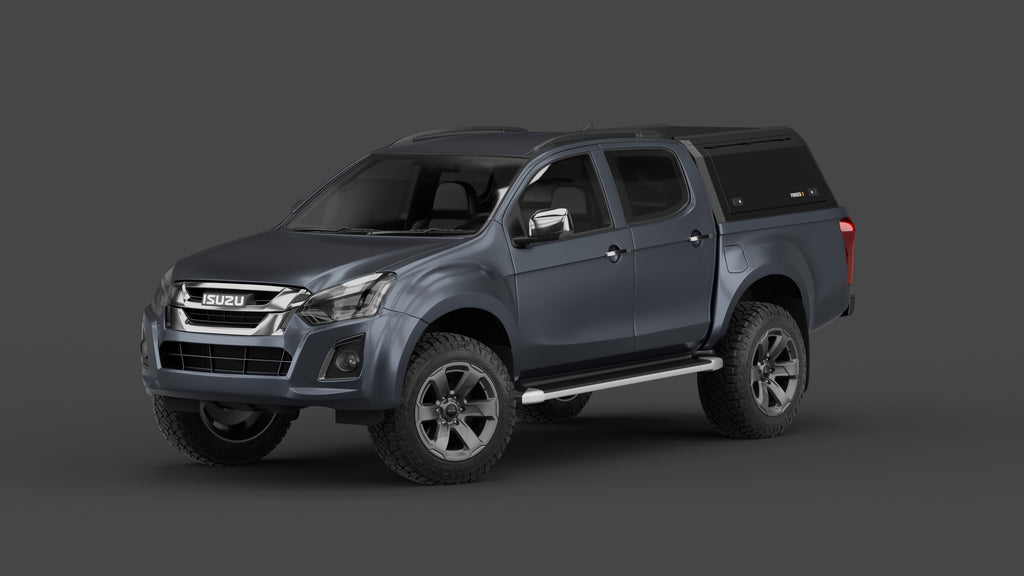 Isuzu D-MAX 2012–2019 aluminium ute canopy – solid sides
