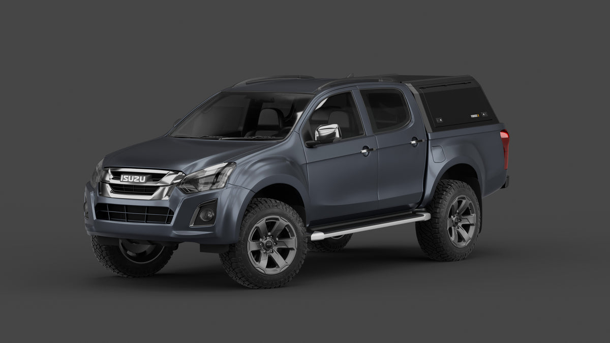 Isuzu D-MAX 2012–2019 aluminium ute canopy – solid sides